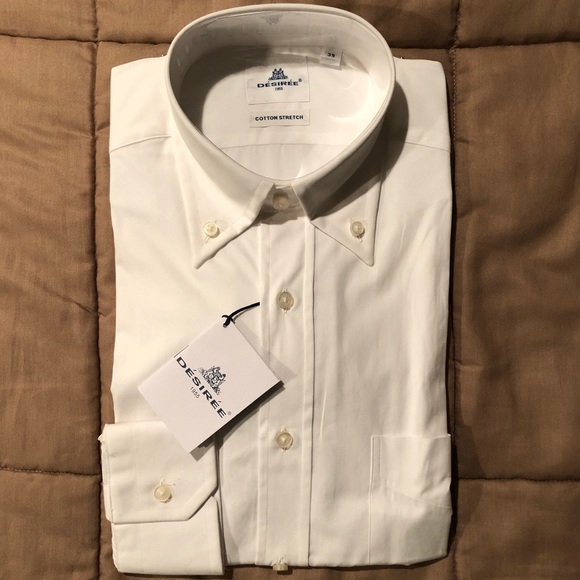 Desiree Men’s Buttondown Dress Shirt Made in Italy - Picture 1 of 1